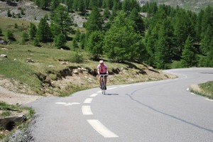 Marty on the Col d'Izzord