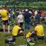 On Grinton moor waiting for Tour de France 2014