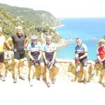 Overlooking the Med on route from Sant Feliu