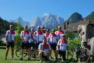 Ready for the off at Kranjska Gora