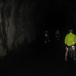 Setting off through the tunnel