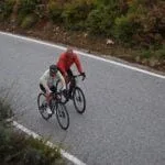 Spenna and Ade climb to Jayena