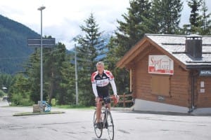 Spenna arrives at Bormio 2000