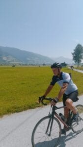 Spenna en route to Kitzbuhel