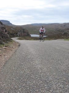 Steve K on Bealach Na Ba