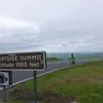 Steve at Hartside Summit