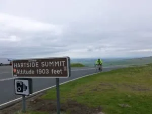 Steve at Hartside Summit