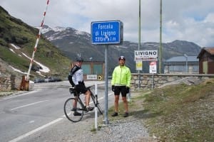 Summit of the Forcola di Livigno