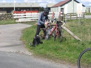 That bike is too big for Ade