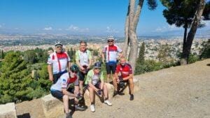 The Lads en route to Cajar