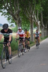 The Peleton pushes on to Caldes du Montbui