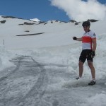 The end of the road for Coxy on the Col Angel