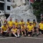 The lads at the start in Thonon