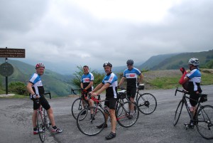 The lads at the top of the Ispeguy