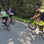 The lads en route to Aschau