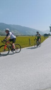 The lads en route to Kitzbuhel