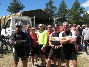 The lads on Mont Ventoux