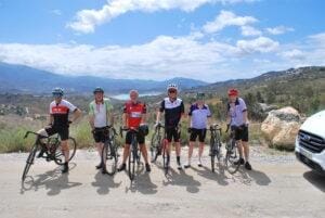 The lads on the way to Colmenar