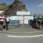 The lads summit Col du Galibier