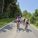 The peleton en route to Aschau