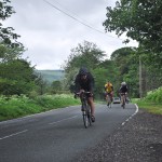 The peleton on route to Hawes