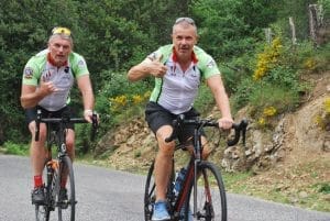 Thumbs up from Spenna and Gibbo Col de Bergia