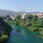 View taken from Stari Most Mostar